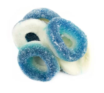 Blue Raspberry Gummy Rings
