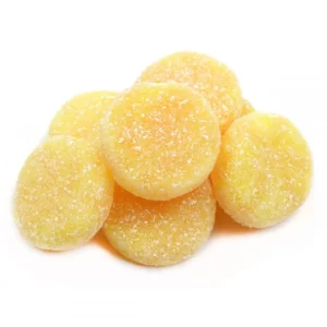 Pineapple and Orange Sour Gummy Bites