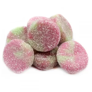 Watermelon and Lime Sour Gummy Bites
